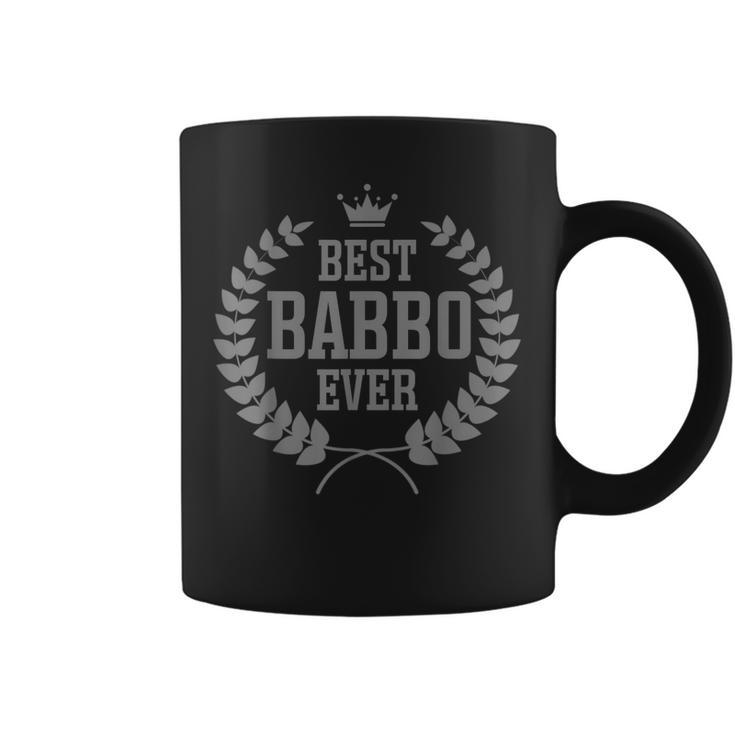 Papá Italiano Babbo Ropa Mejor Babbo De La Historia Taza de café