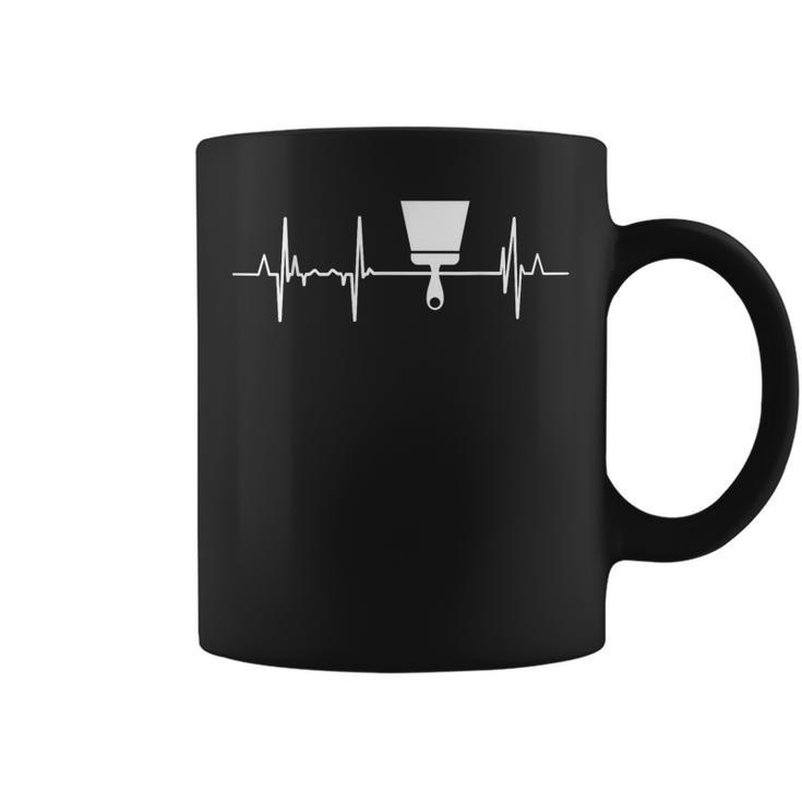 Peintre De Battements De Cœur Tasse