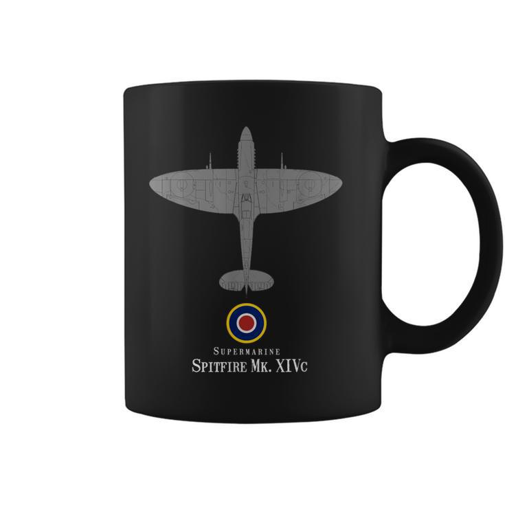 Spitfire Mk Xiv Tecnología Dibujoegunda Guerra Mundialegunda Guerra Mundial Taza de café