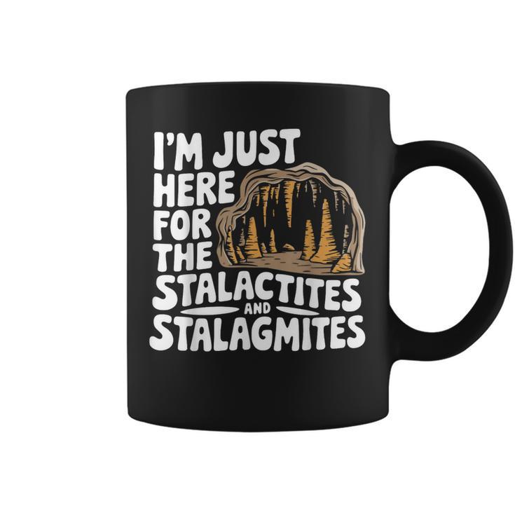 Stalactitestalagmites Caverne Explorateur De Grottes Tasse