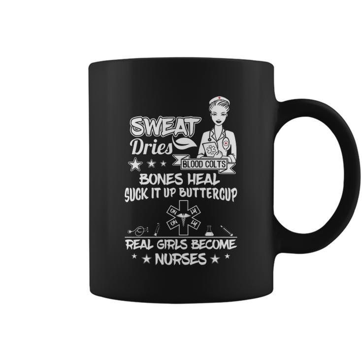 Sweat Dries Blood Cold Nursing Tee Coffee Mug
