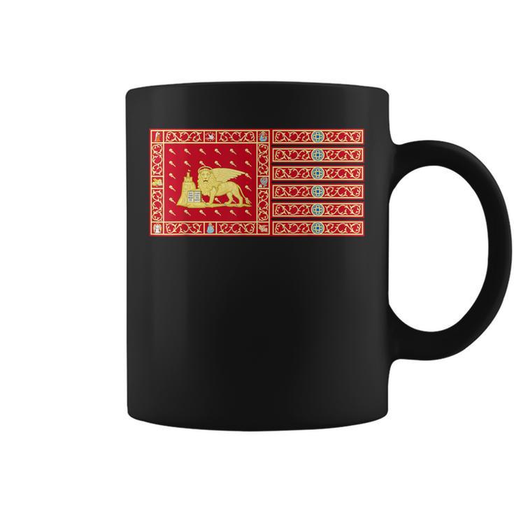 Venecia Italia Banderaenezia Italia Banner Taza de café