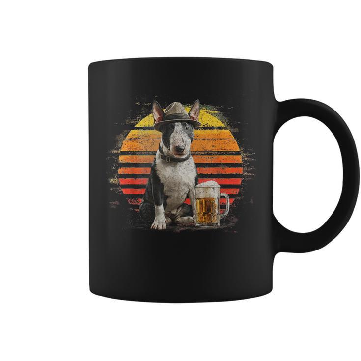 Vintage Dog Dad Retro Bull Terrier Papá Día Del Padre Para Hombres Taza de café