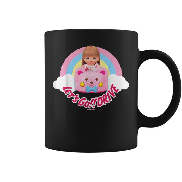 メルちゃん くまさんカーでlet's Go Drive 〜Under The Rainbow〜【片面プリント】 コーヒーマグ