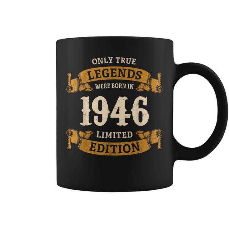 ヴィンテージ 1946 ギフト 男性 女性 長寿祝い 1946年生まれ ユニークな誕生日プレゼント コーヒーマグ