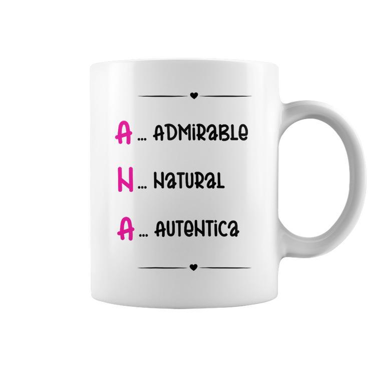 Ana Regalo Personalizado Nombre Ana Chica Taza de café