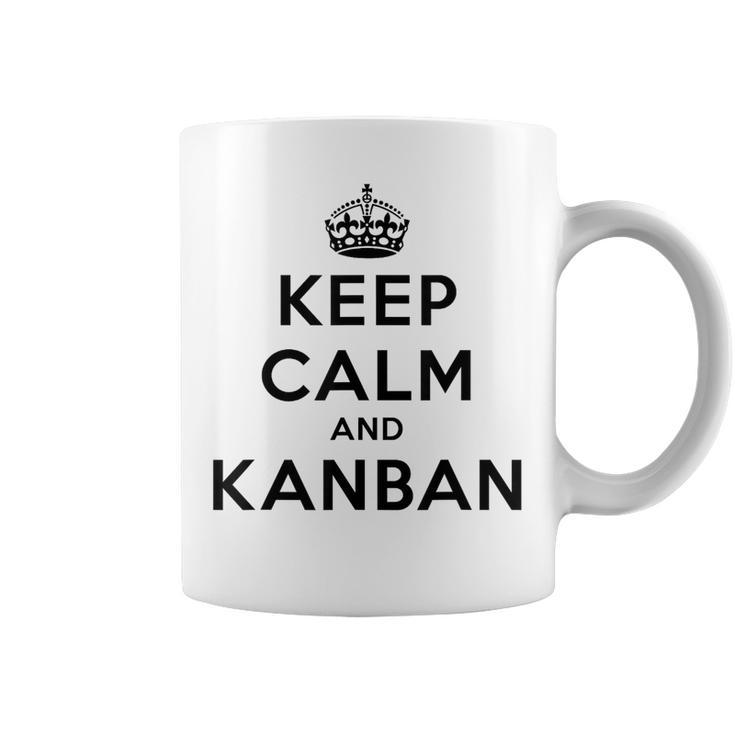 Chef De Projet De La Méthodologie Keep Calm Et Kanban Agile Tasse