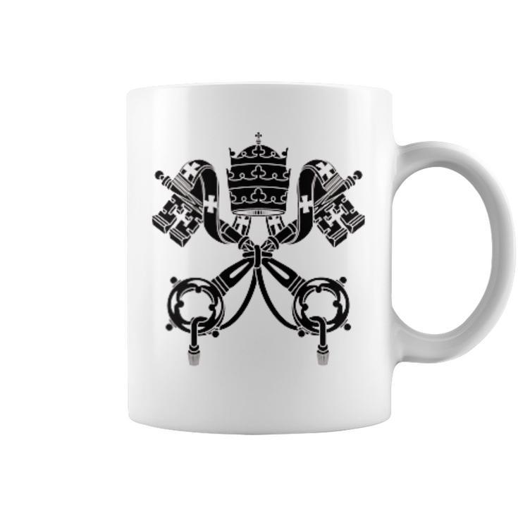Ciudad Delaticano Estado Cruz Tejasímboloantaede Taza de café