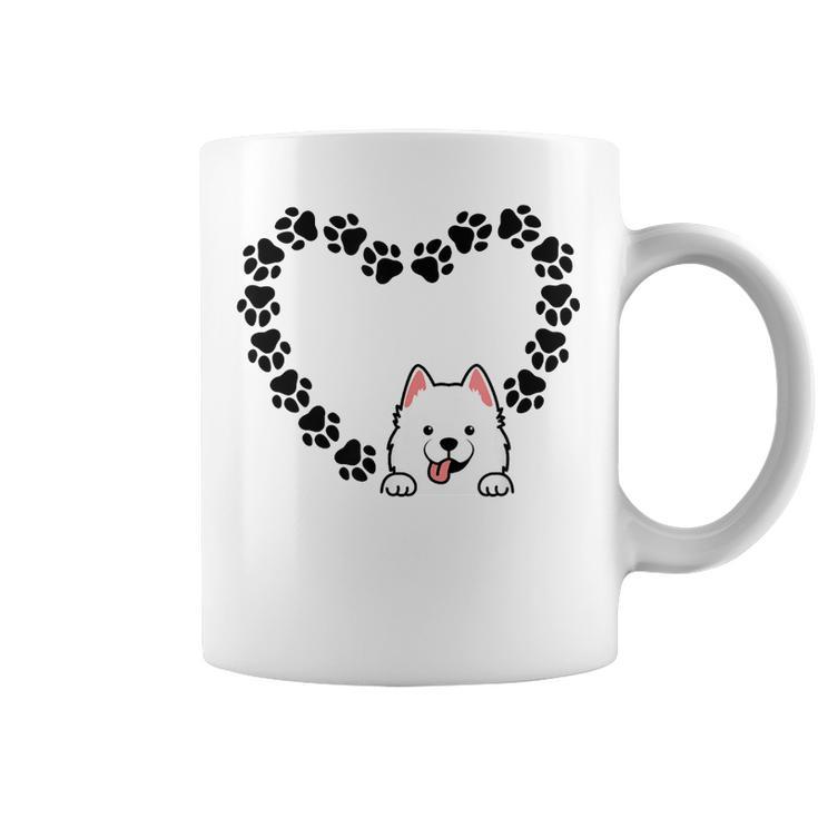 Cœuramoyède Drôle Propriétaire Deamoyède Amoureux Des Chiens Tasse