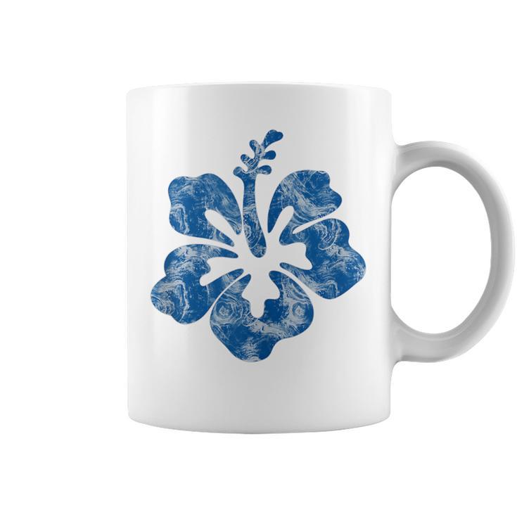 Flor De Hibisco Gráfico Floral In Mangas Taza de café