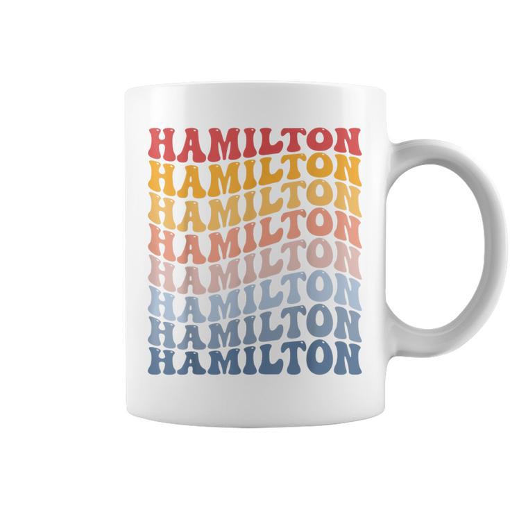 Hamilton City Groovy Retro Taza de café