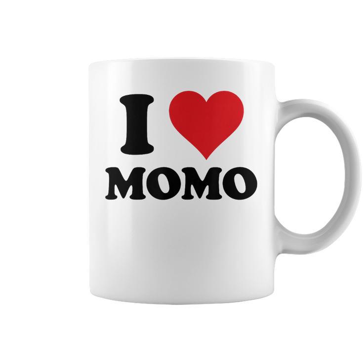 I Heart Momo ファーストネーム I Love パーソナライズ コーヒーマグ