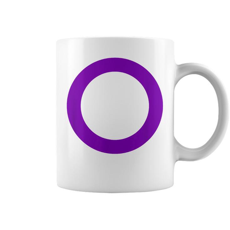 Hermafroditaímbolo De Bandera Lgbtq Intersex Taza de café