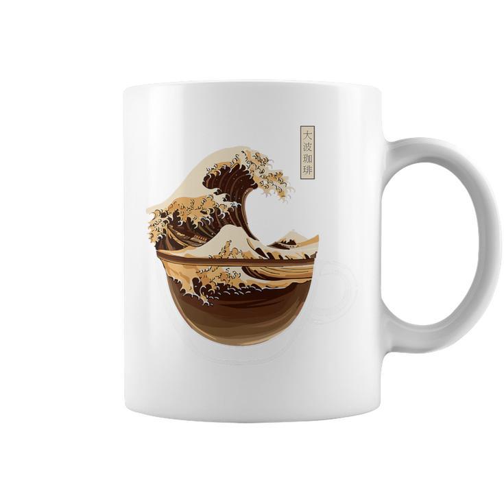 La Gran Ola De Café Divertida Parodiaintage Taza de café