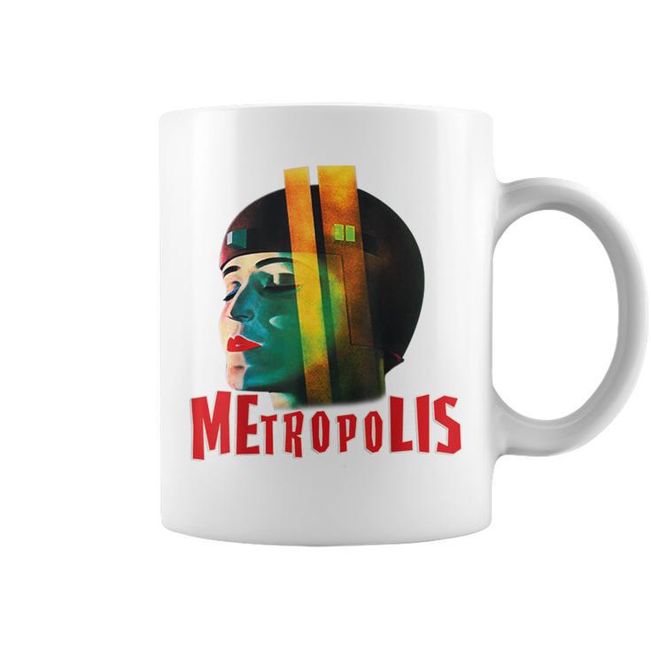 Metropolis Póster De Película Retro De Ciencia Ficción Taza de café