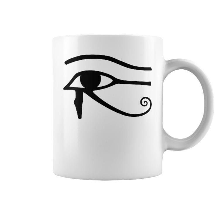 Œil D'horus Noir –Ymbole Discret De L'égypte Ancienne Égyptienne Tasse