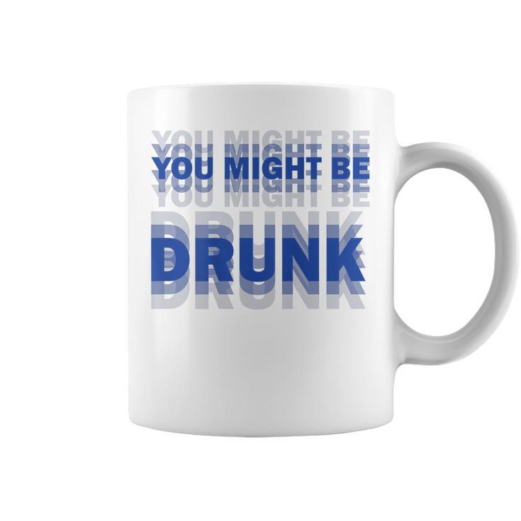 On Back You Might Be Drunk 面白い 飲酒 ユーモア コーヒーマグ