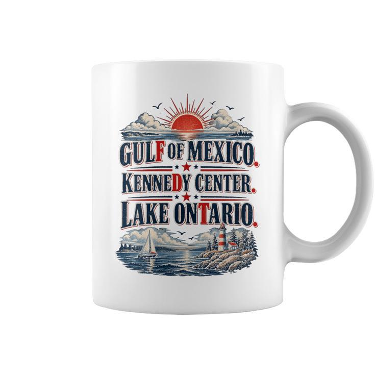 Women's Gulf Of Mexico Kennedy Center Lake Ontario Vintage Retro Coffee Mug