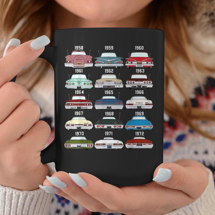 59 61 62 3 64 65 67 69 Evolution Of Impala Hot Rod Vintage Coffee Mug Funny Gifts