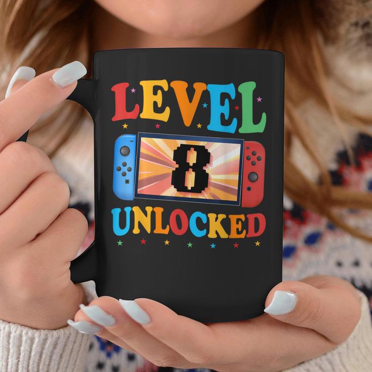 Awesome Level 8 Unlocked 8Th Birthday Boy Girlideo Gamer コーヒーマグ 面白い贈り物
