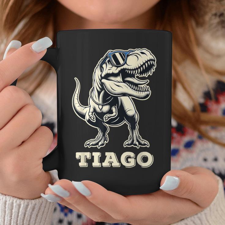 Tiago Cadeau Prénom Personnalisé Garçon Dinosaure Tasse Cadeaux drôles