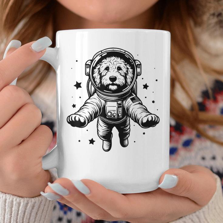 Dog Dad Mompace 宇宙飛行士ゴールデンドゥードル コーヒーマグ 面白い贈り物