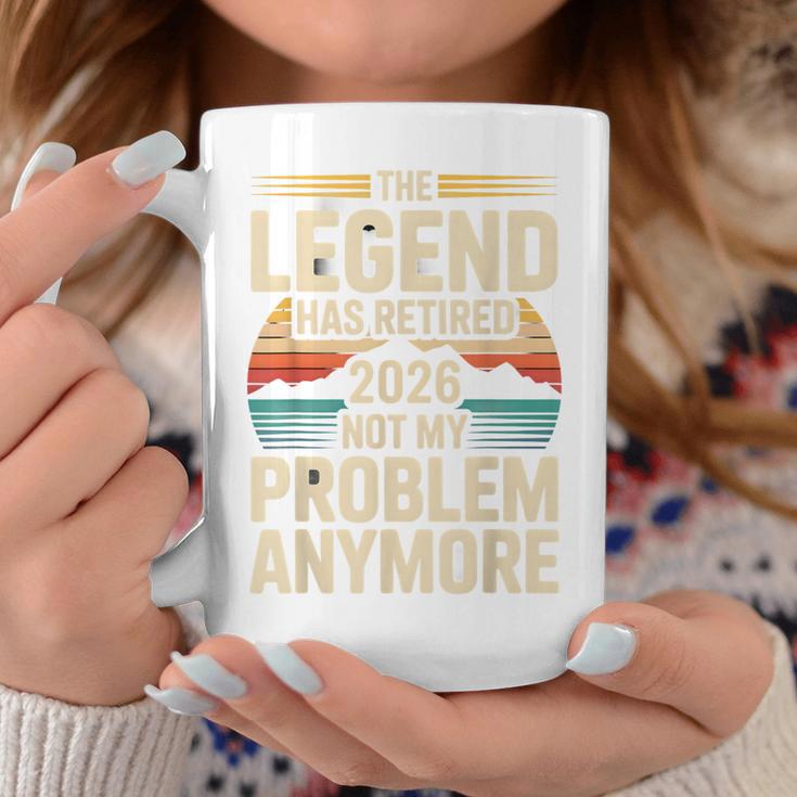 The Legend Has Retired 2026 面白い引用 コーヒーマグ 面白い贈り物