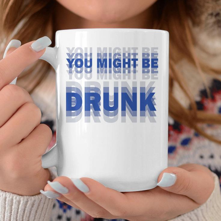 On Back You Might Be Drunk 面白い 飲酒 ユーモア コーヒーマグ 面白い贈り物