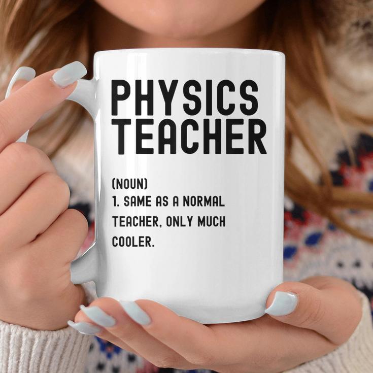 Physics Teacher Definition シャツ 学校初日 コーヒーマグ 面白い贈り物