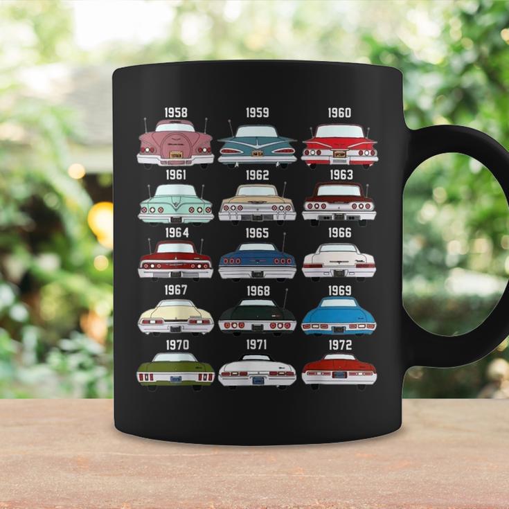 59 61 62 3 64 65 67 69 Evolution Of Impala Hot Rod Vintage Coffee Mug Gifts ideas