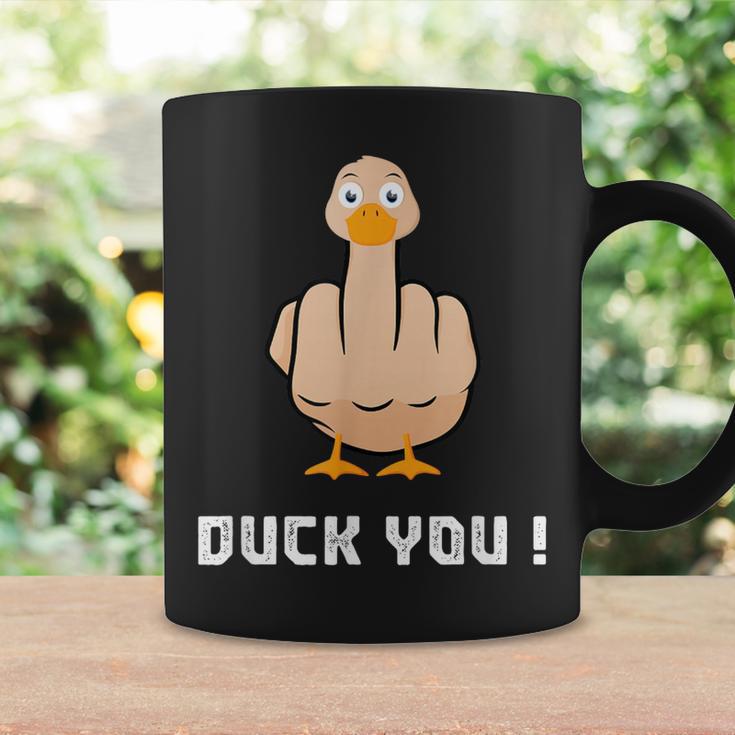 Duck You Duck Lover ひっくり返す鳥 クワック ダッキー 皮肉 コーヒーマグ ギフトのアイデア