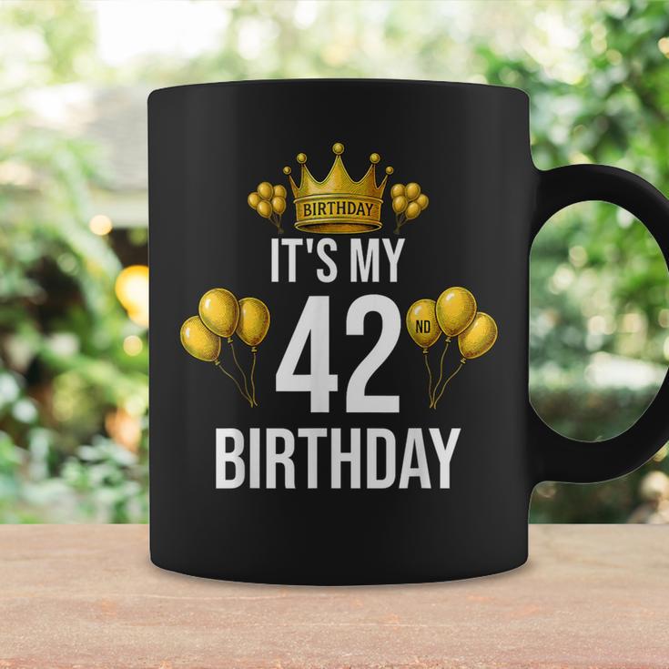 It's My 42歳の誕生日パーティー 42歳の誕生日 男性 女性 コーヒーマグ ギフトのアイデア