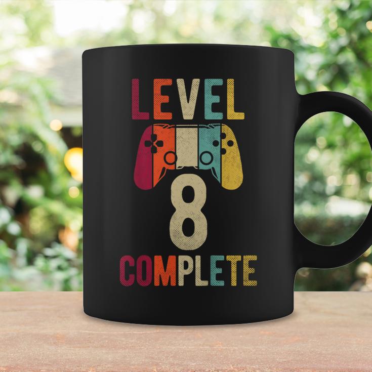 Niños Cumpleaños Niño 8 Años Camisa Gamer Nivel 8 Completo Taza de café Ideas de regalos