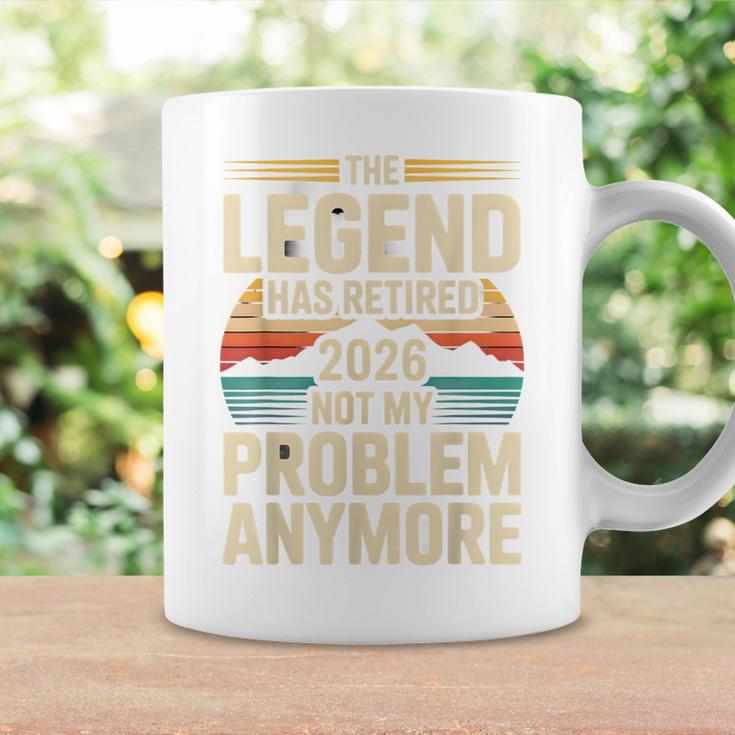 The Legend Has Retired 2026 面白い引用 コーヒーマグ ギフトのアイデア