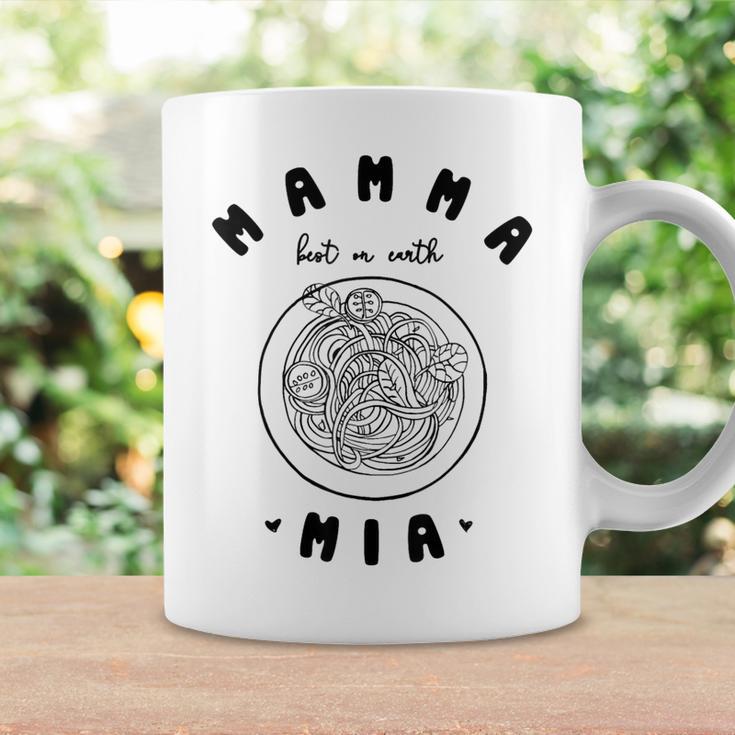 Mamma Mia Best Mum Ever スパゲッティ イタリアンヌードルラブ コーヒーマグ ギフトのアイデア