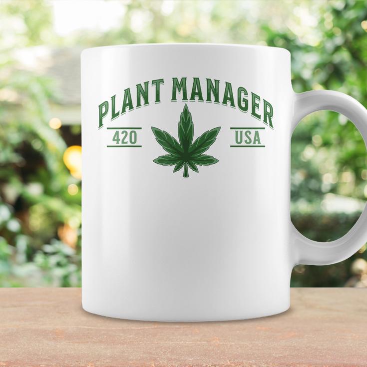 Plant Manager ウィードリーフ カンナビスポット マリファナ Usa コーヒーマグ ギフトのアイデア