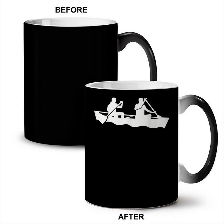 Canoe Paddlers Coffee Color Changing Mug