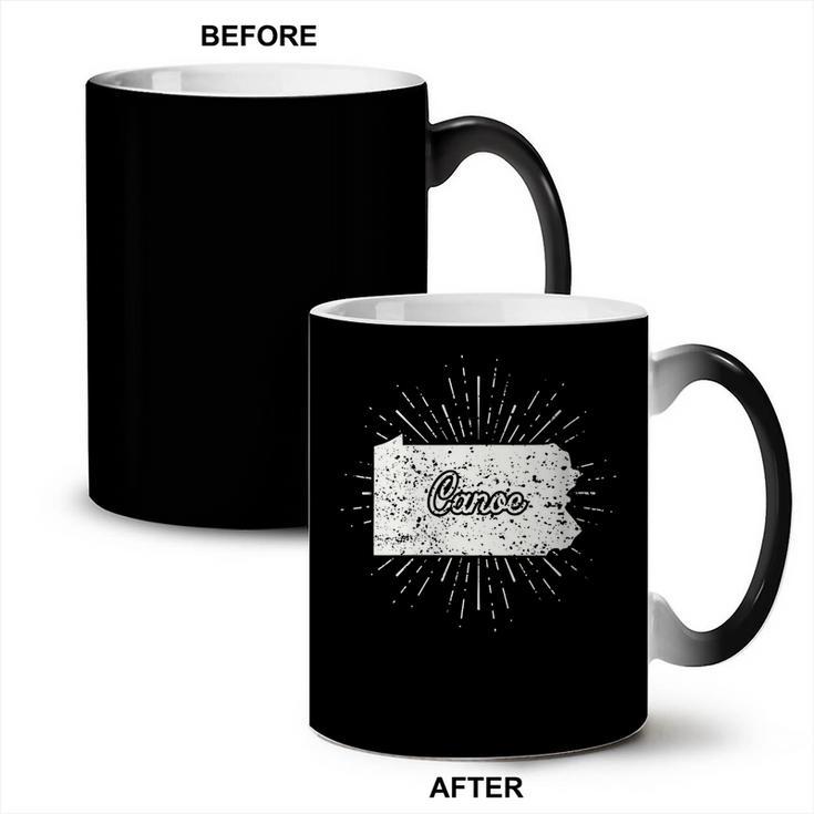 Canoe Pennsylvania Coffee Color Changing Mug