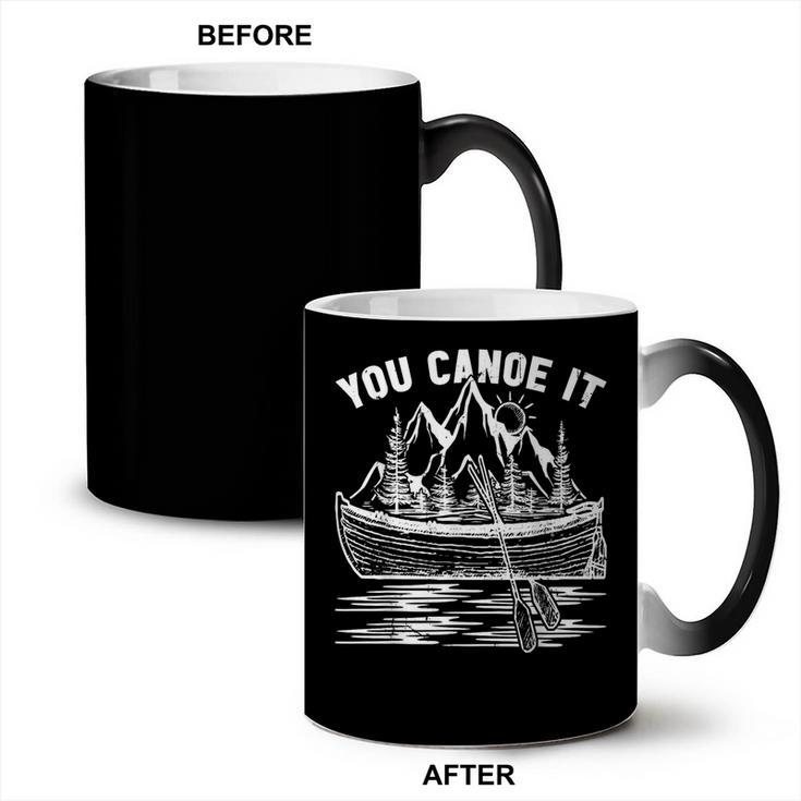 Canoeing Canoe Coffee Color Changing Mug