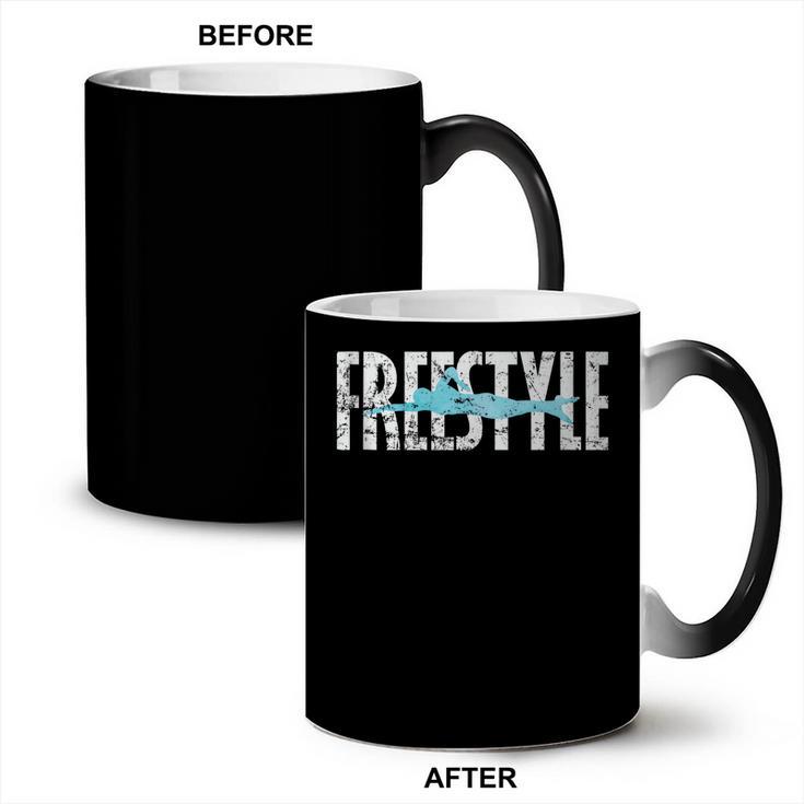 Freestyle Swimming Coffee Color Changing Mug