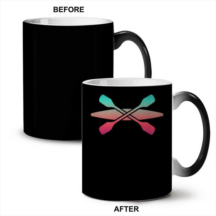 Kayak Lover Kayaking Canoe Paddling Water Sport Kayaker Coffee Color Changing Mug