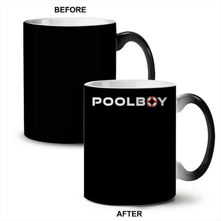 Pool Boy Swimming Pool Lifeguard Coffee Color Changing Mug