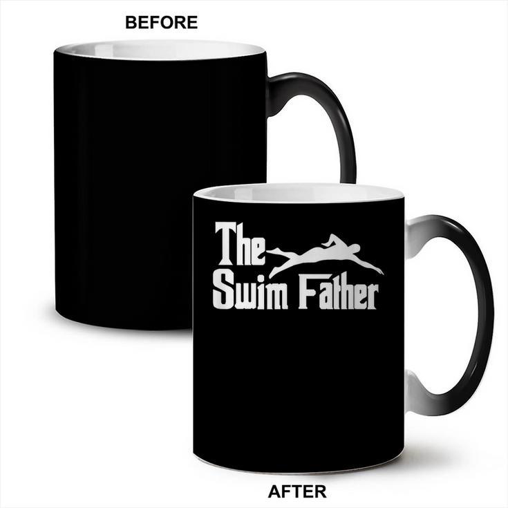 The Swim Father Swimming Dad Swimmer Coffee Color Changing Mug