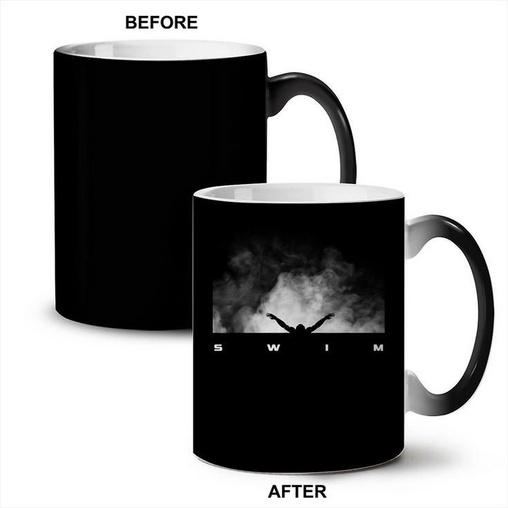 Swim Swimmer Swimming Coffee Color Changing Mug