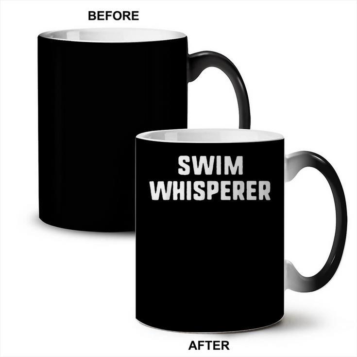 Swim Whisperer Swimming Coach Teacher Instructor Coffee Color Changing Mug