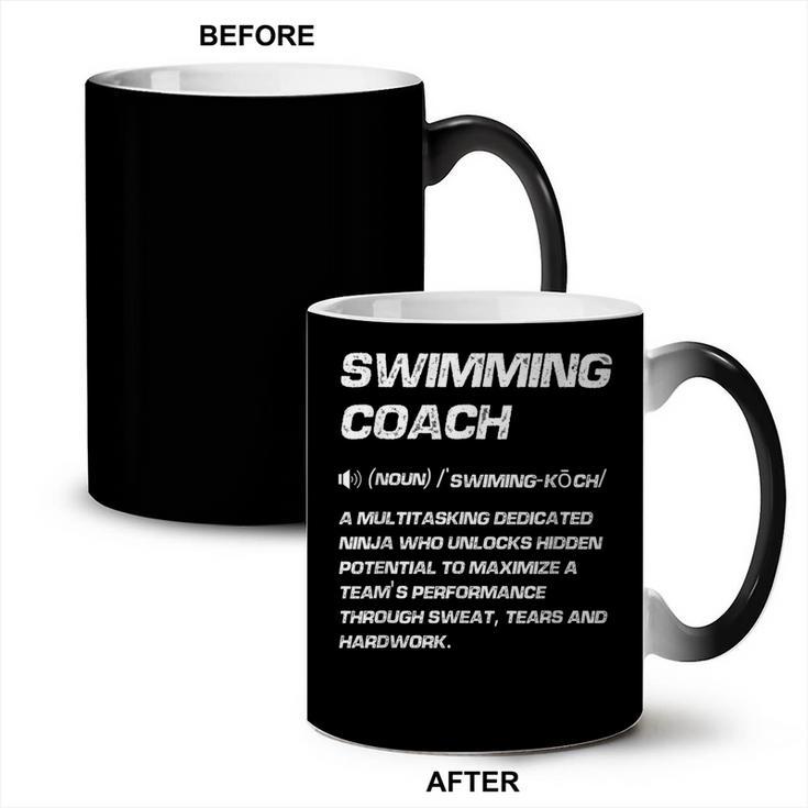 Swimming Coach Definition Swimming Instructor Coffee Color Changing Mug
