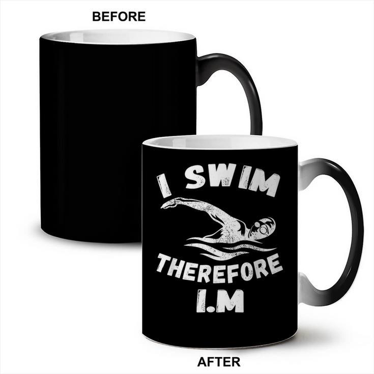 Swimming Competitive Freestyle Swim For Swimmer Coffee Color Changing Mug