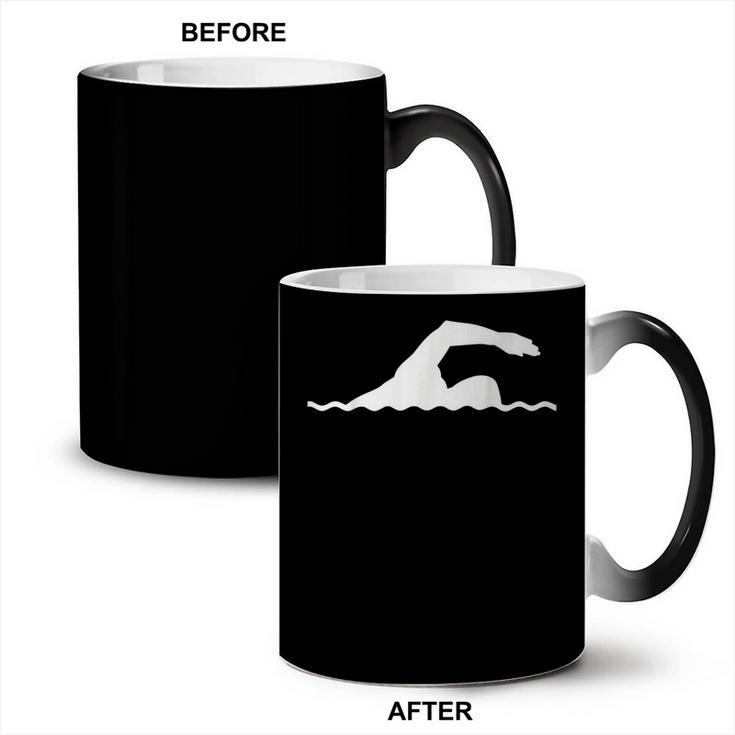Swimming Float Coffee Color Changing Mug