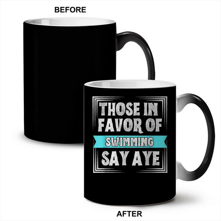 Swimming Swim Swimmer Coffee Color Changing Mug