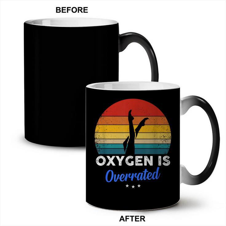 Synchronized Swimming Oxygen Is Overrated Coffee Color Changing Mug